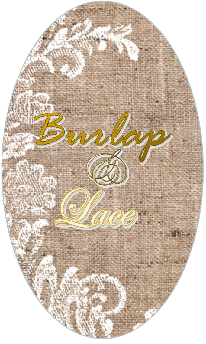 12oz Burlap & Lace Candle